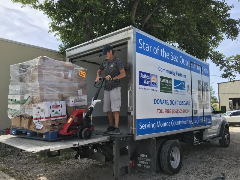 Distributing 2 million pounds of food a year is hard without a proper lift gate, and hurricane funds helped purchase a new one so SOS could continue their extensive food recovery and distribution program.